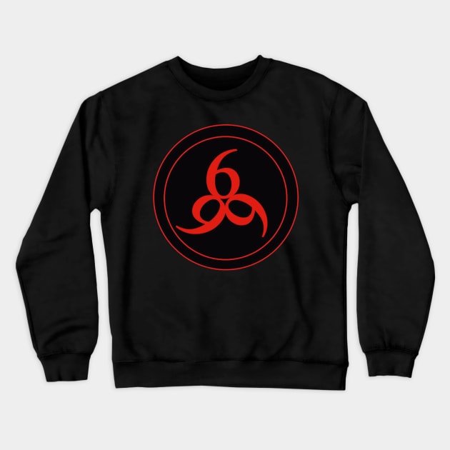 666 beast Crewneck Sweatshirt by BlackOcult